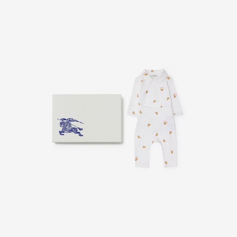 Thomas Bear Stretch Cotton Two-piece Baby Gift Set
