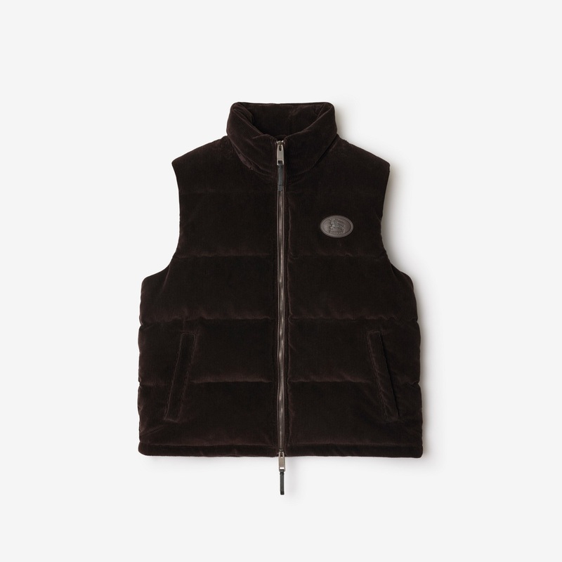 Corduroy Puffer Gilet