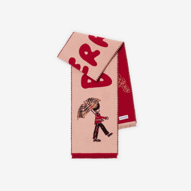 Logo London Guard Wool Scarf