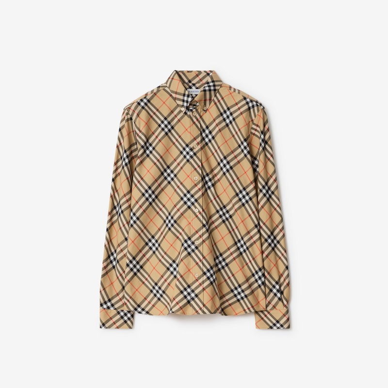 Relaxed Fit Check Cotton Flannel Shirt