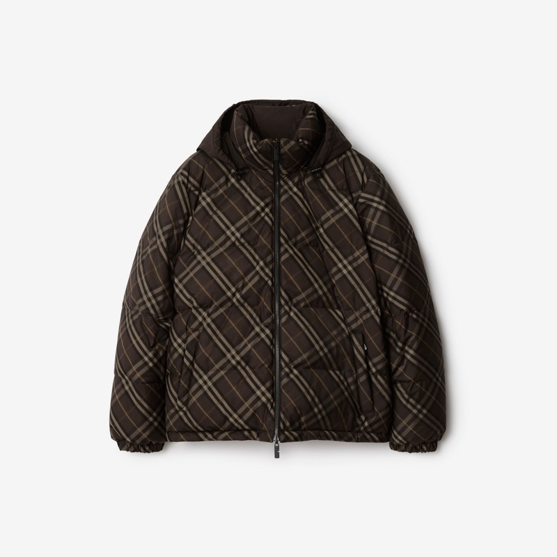 Reversible Check Snowdon Puffer Jacket