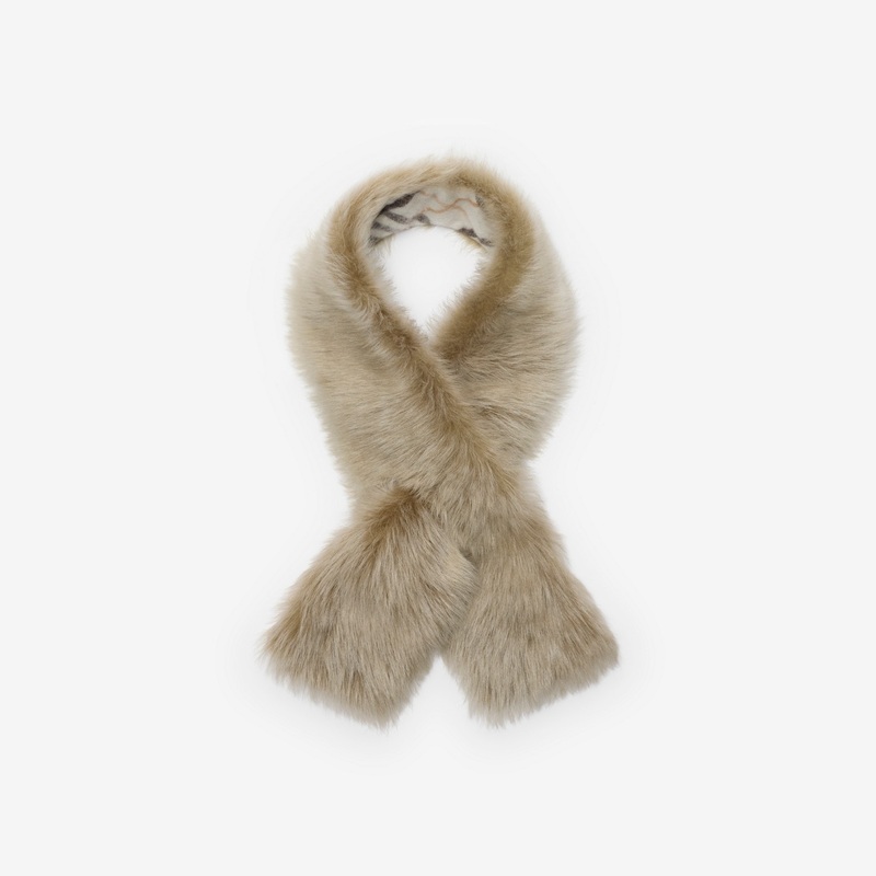 Reversible Shearling Scarf