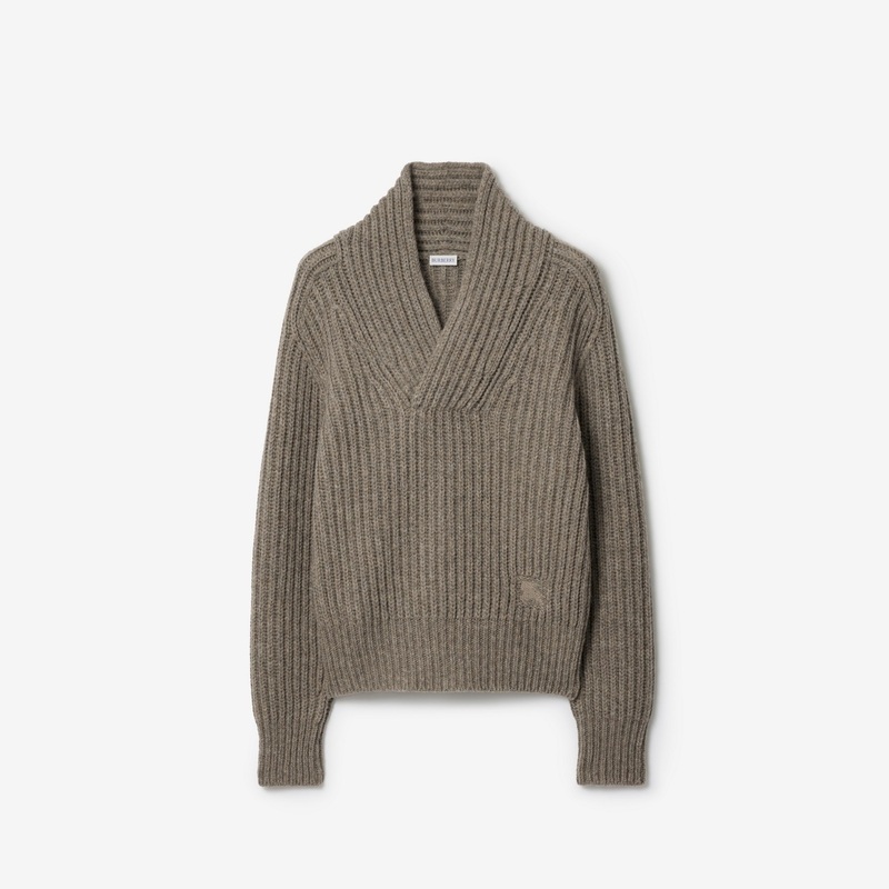 Shawl Collar Wool Sweater