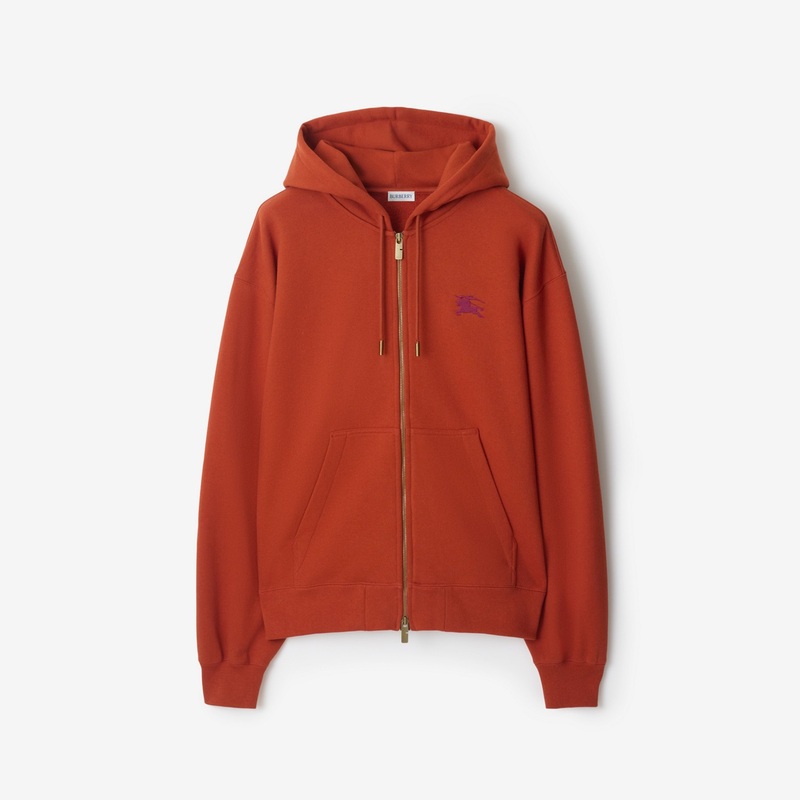 Gothic Logo Cotton Zip Hoodie