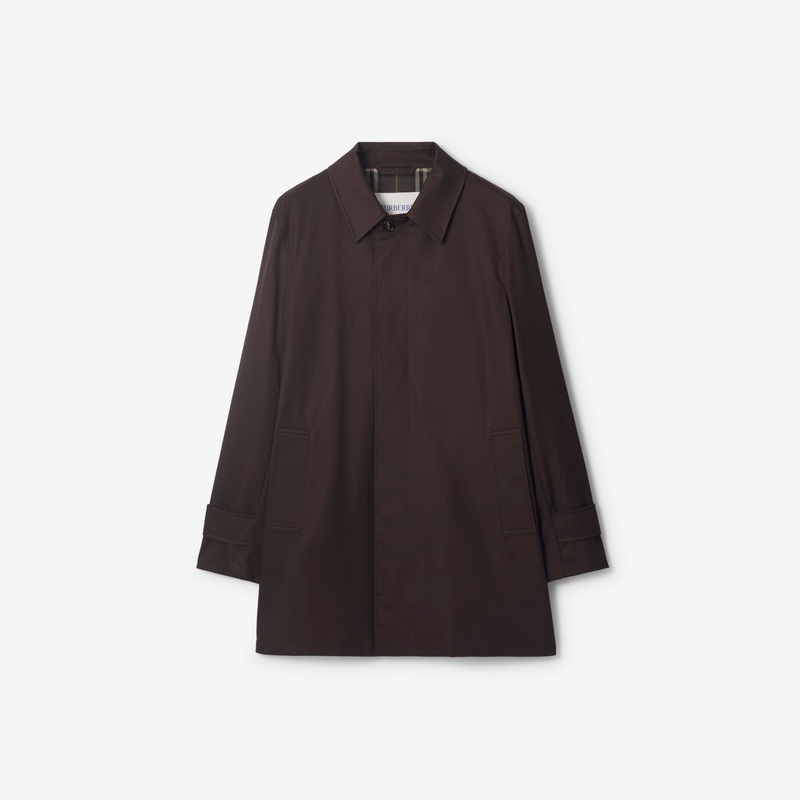Short Gabardine Car Coat