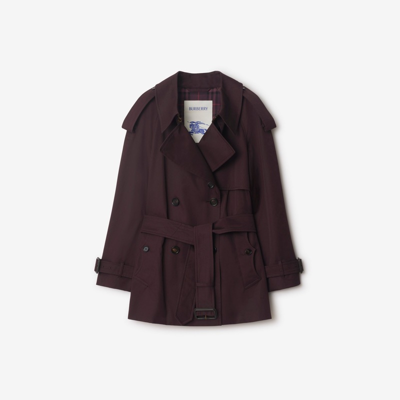 Short Gabardine Fitzrovia Trench Coat