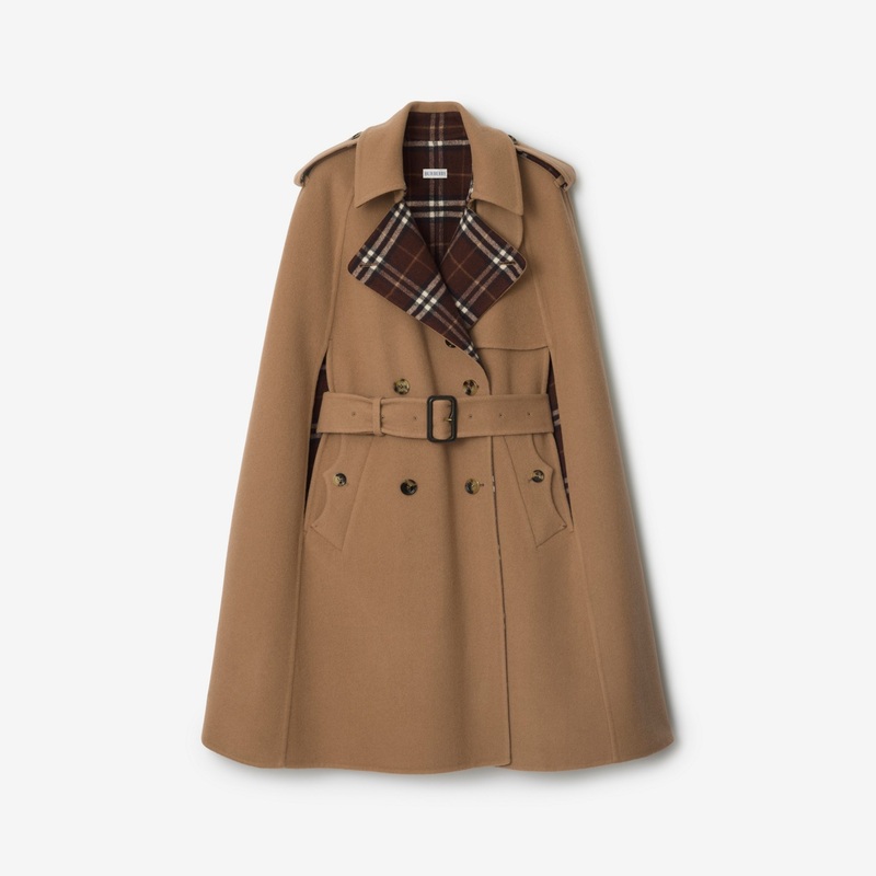 Wool Belmont Trench Cape