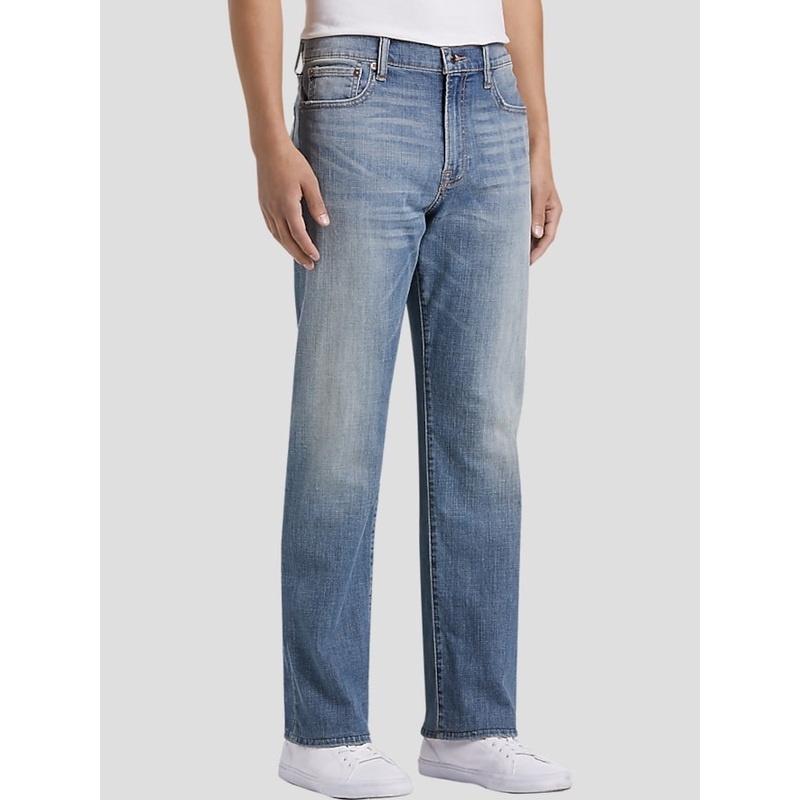 Classic Fit Tapered Leg Jeans