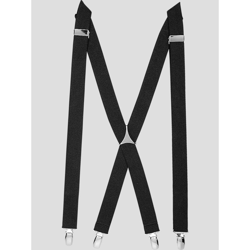 Adjustable Solid Clip Suspenders