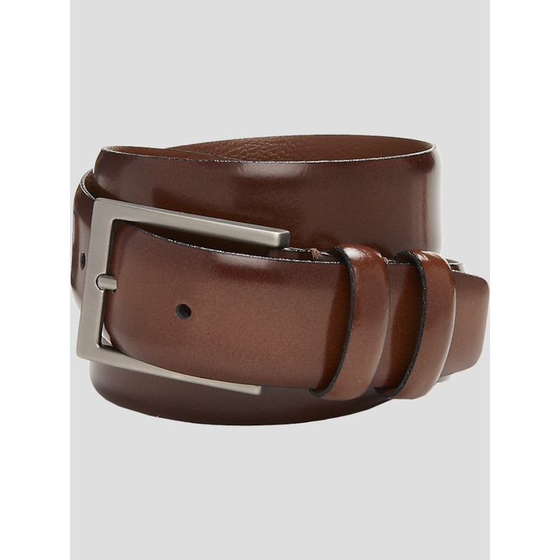 Double Loop Marbleized Leather Belt