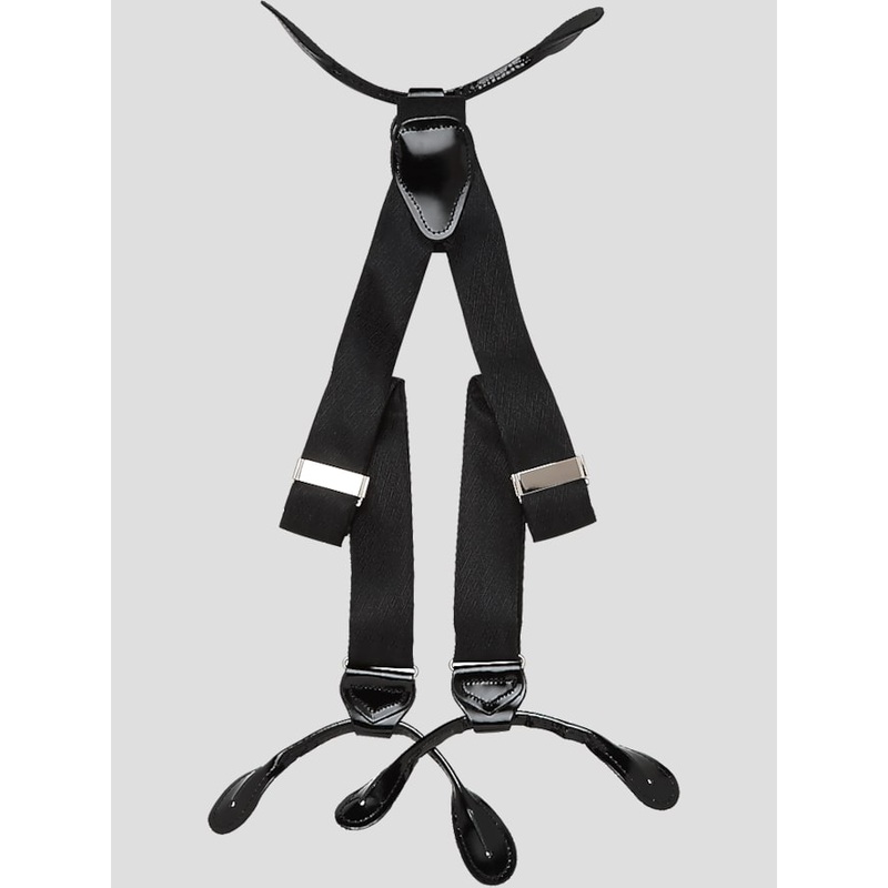 Fancy Silk Button Braces