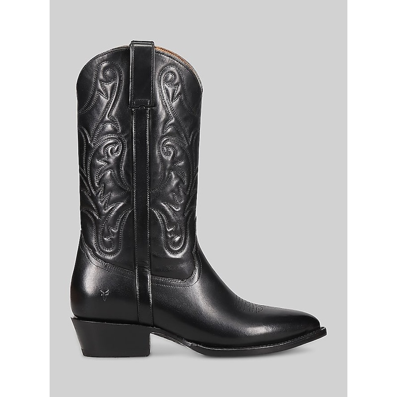 Bruce Pull-On Plain Toe Cowboy Boots