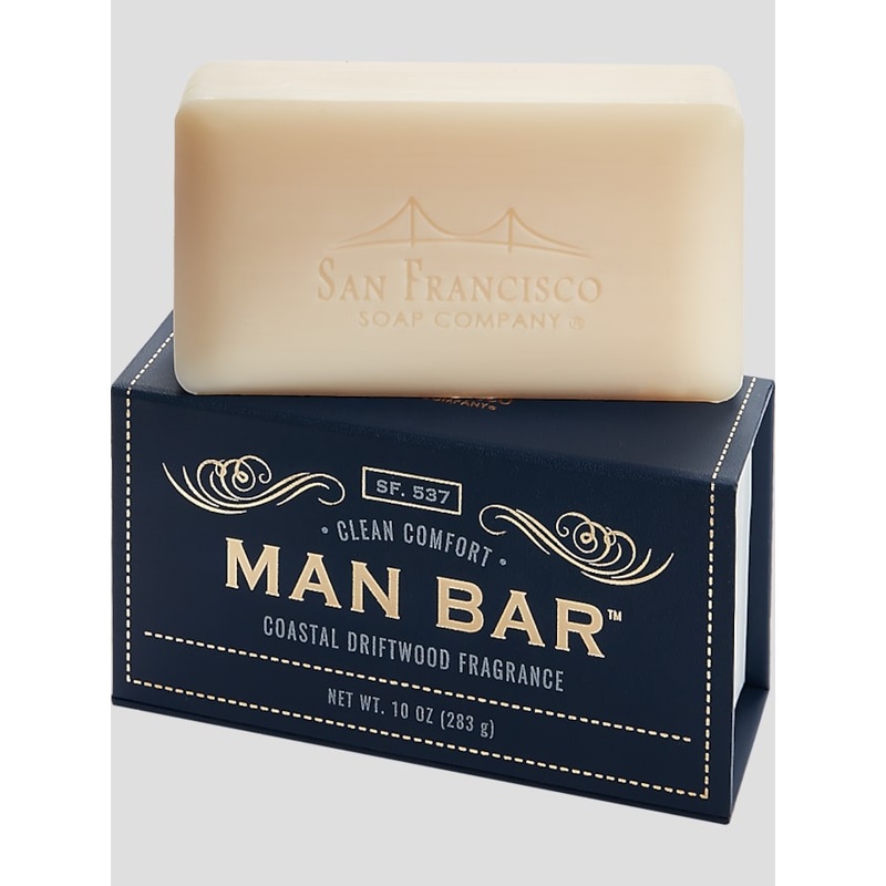 Man Bar Moisturizing Coastal Driftwood Scent   Bar Soap