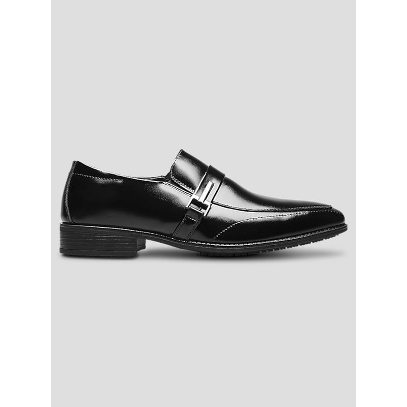 Abram Leather Bit Moc Toe Loafers