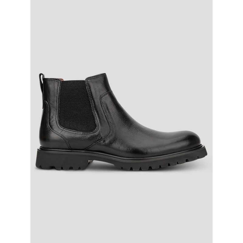 Charles Leather Pull-on Chelsea Boots