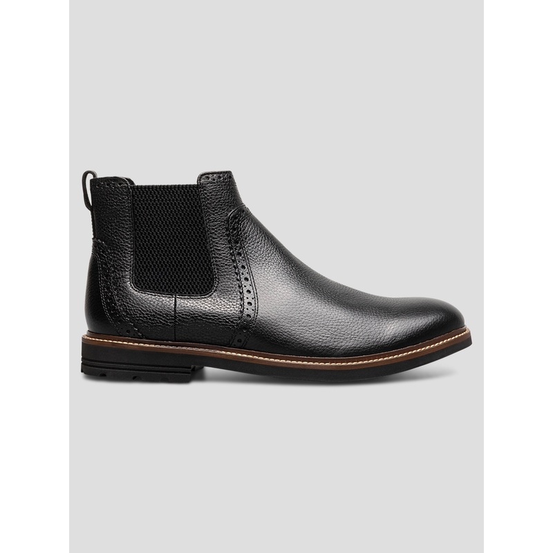 Otis II Leather Plain Toe Chelsea Boots