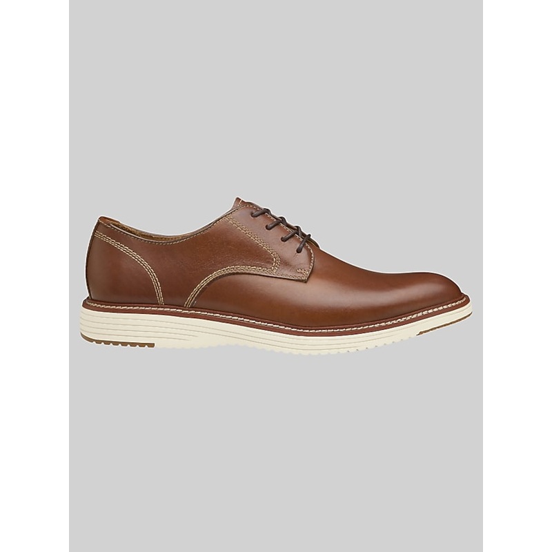 Upton Leather Plain Toe Lace-Up Oxford