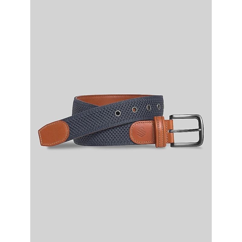 Amherst Engineered Knit & Leather Belt