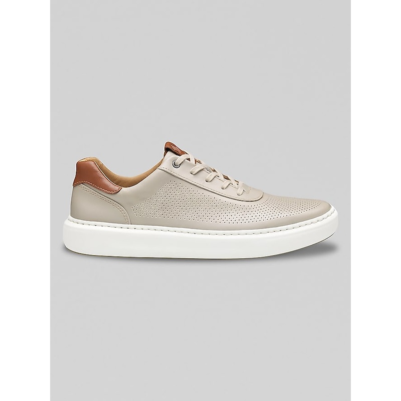 Anders U-Throat Leather Lace-Up Sneakers