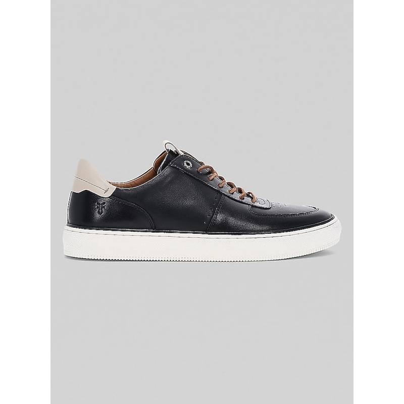 Astor Leather Low Lace Court Sneakers