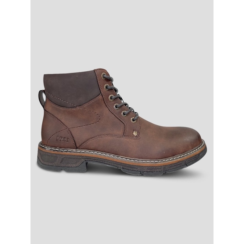 Dillon Plain Toe Lace-up Boots