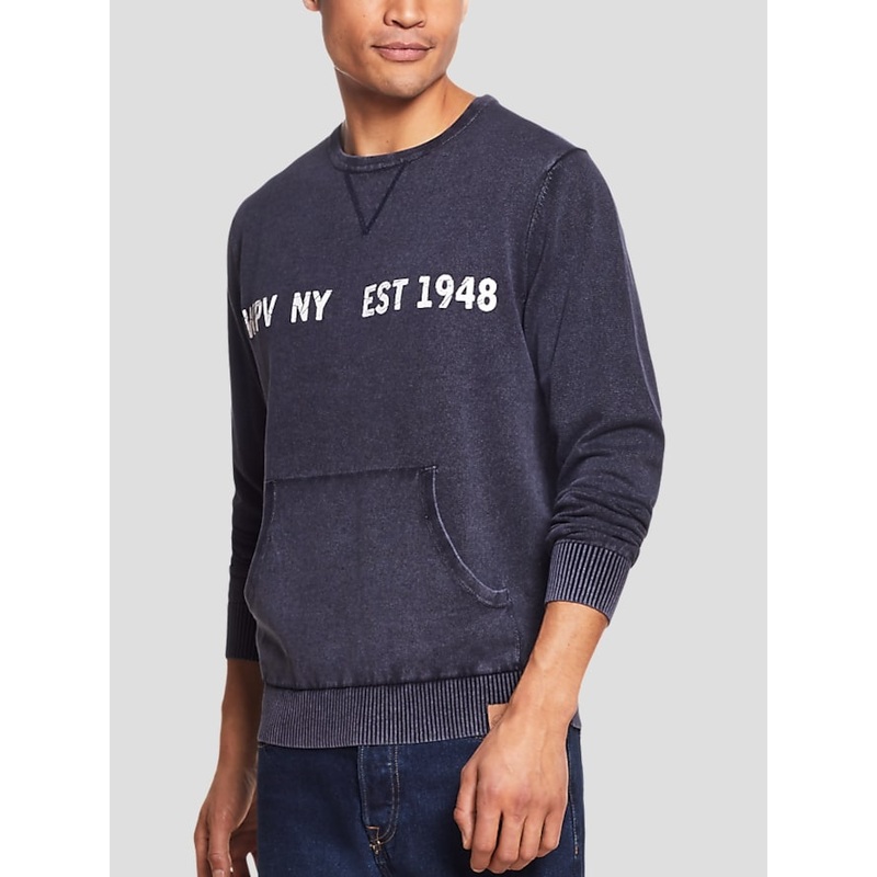 Graphic Crewneck Pullover Sweatshirt