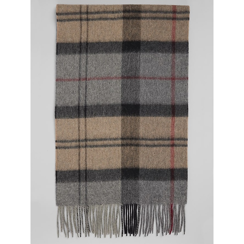 Plaid Cashmere Scarf