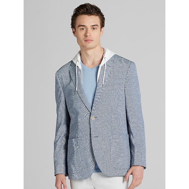 Cross Dye Knit Blazer