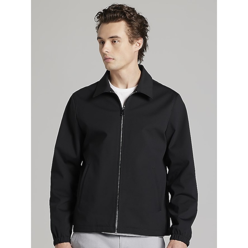 New Tech Knit Zip Bomber Jacket