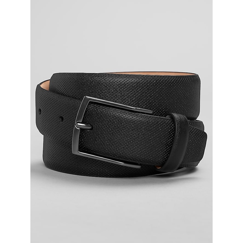 Feather Edge Stretch Leather Belt