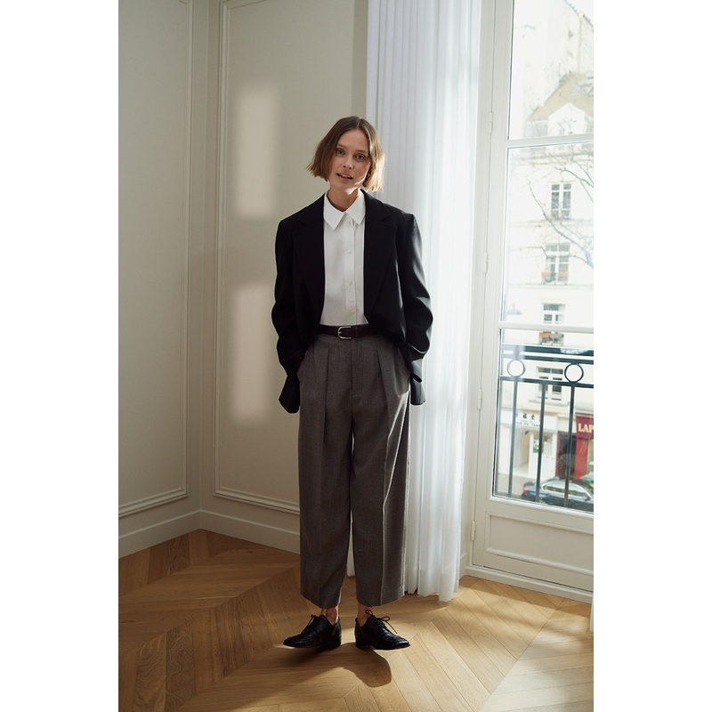 KahlaIW Pleated Trousers