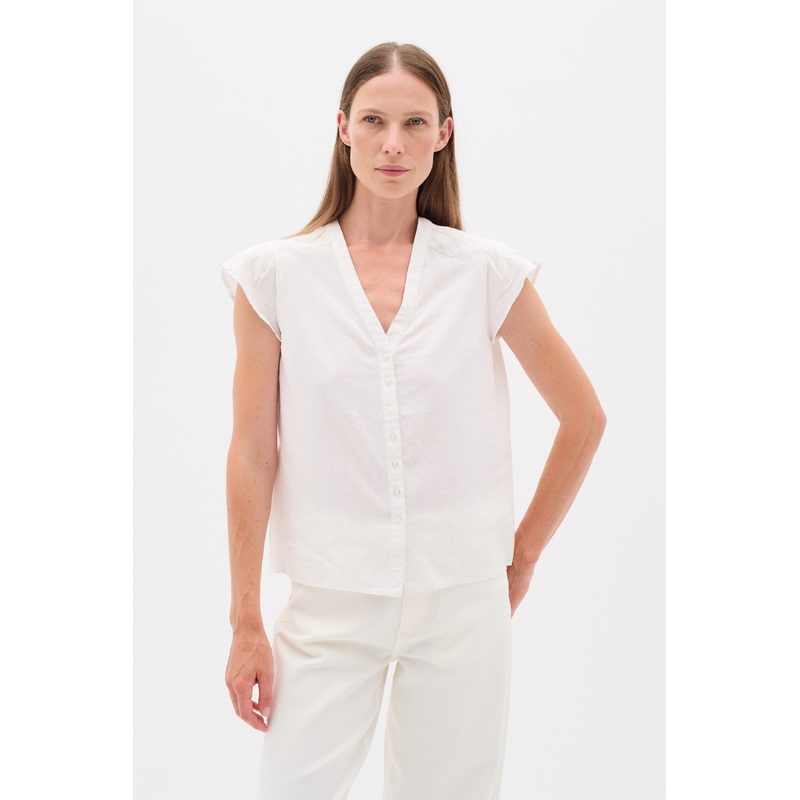 FaridaIW Linen Top