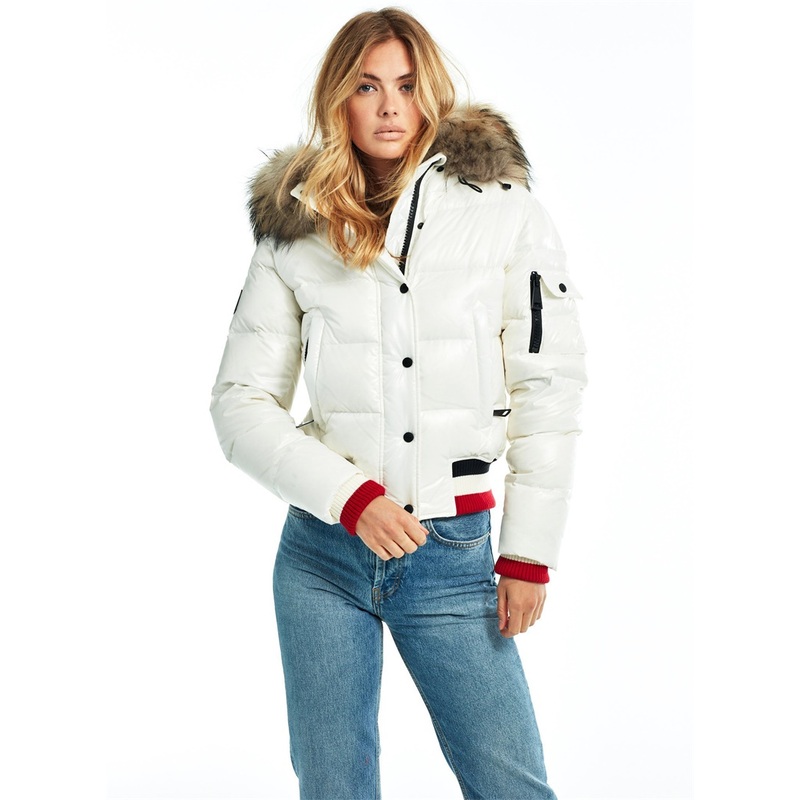 Women’s Long sleeve winter bomber down jacket FO20-0069