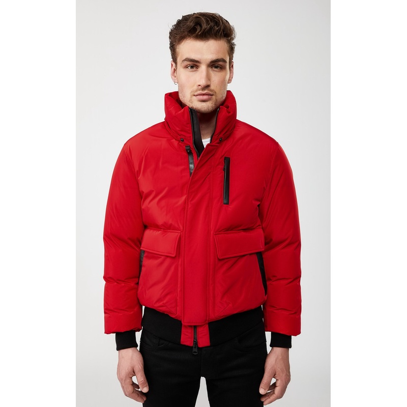 Men’s Long sleeve winter bomber down jacket FO20-0138