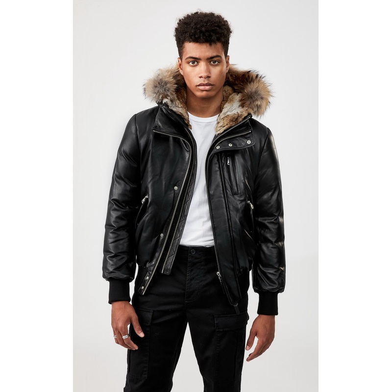 Men’s Long sleeve winter bomber down jacket FO20-0151