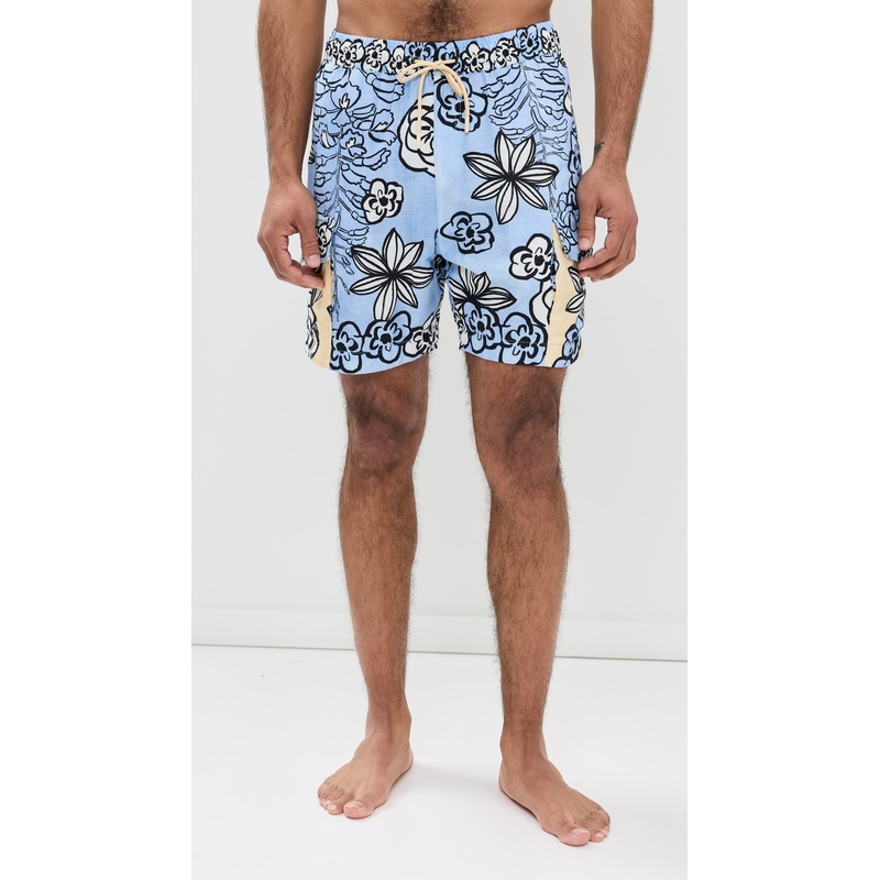 Agua Bendita Marcus Clay Swim Trunks 6″