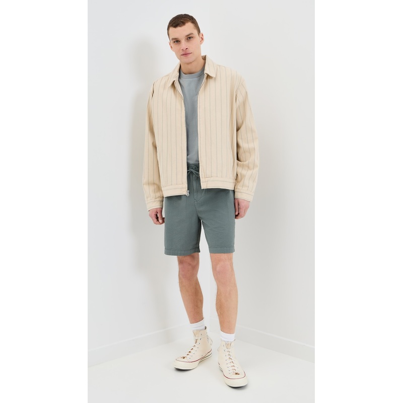 Barbour Callercove Seersucker Shorts 8″