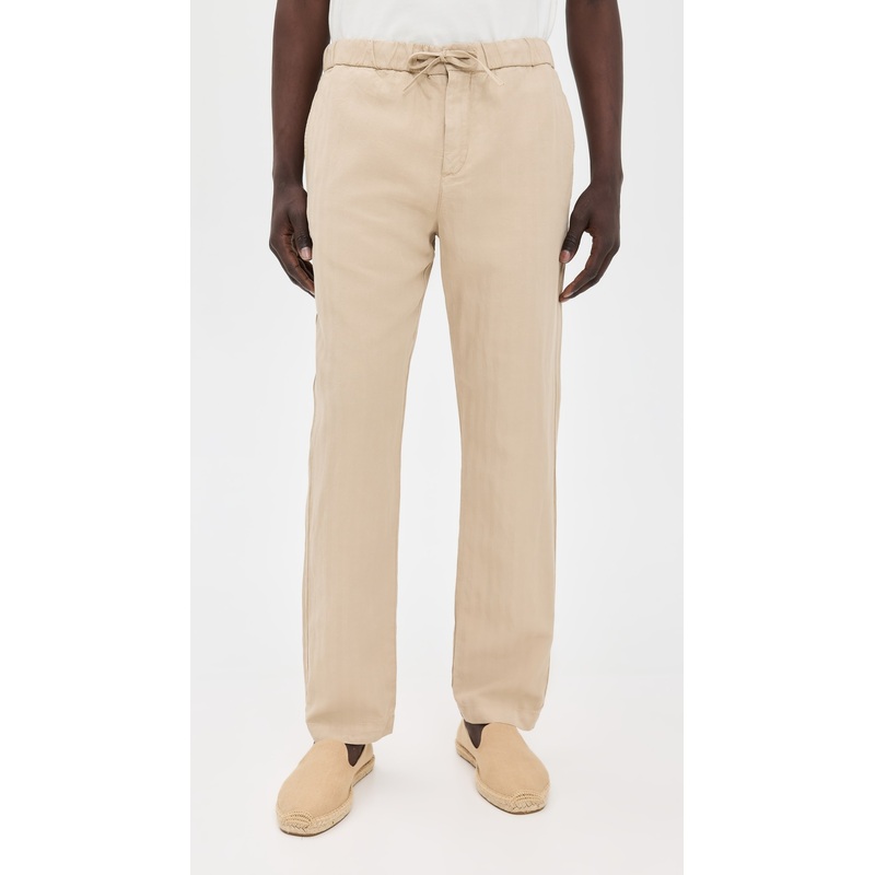 Frescobol Carioca Oscar Slim Fit Herringbone Trousers