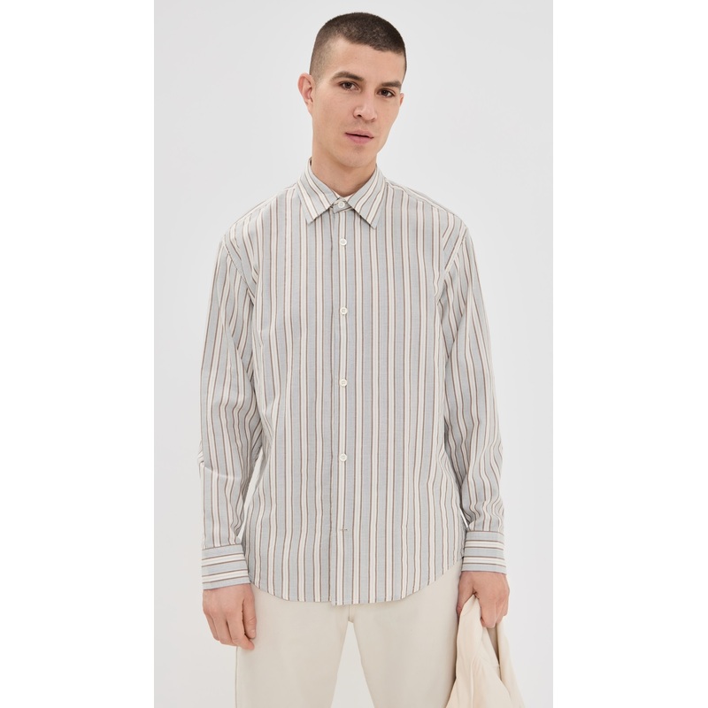 NN07 Freddy Striped Button Down