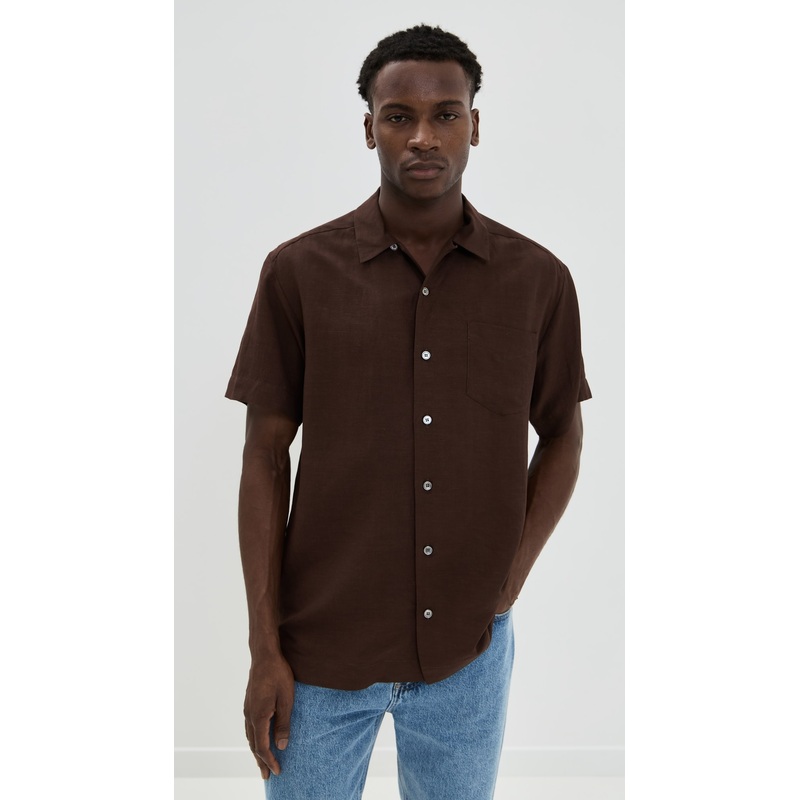 A.P.C. Roy Linen Blend Shirt