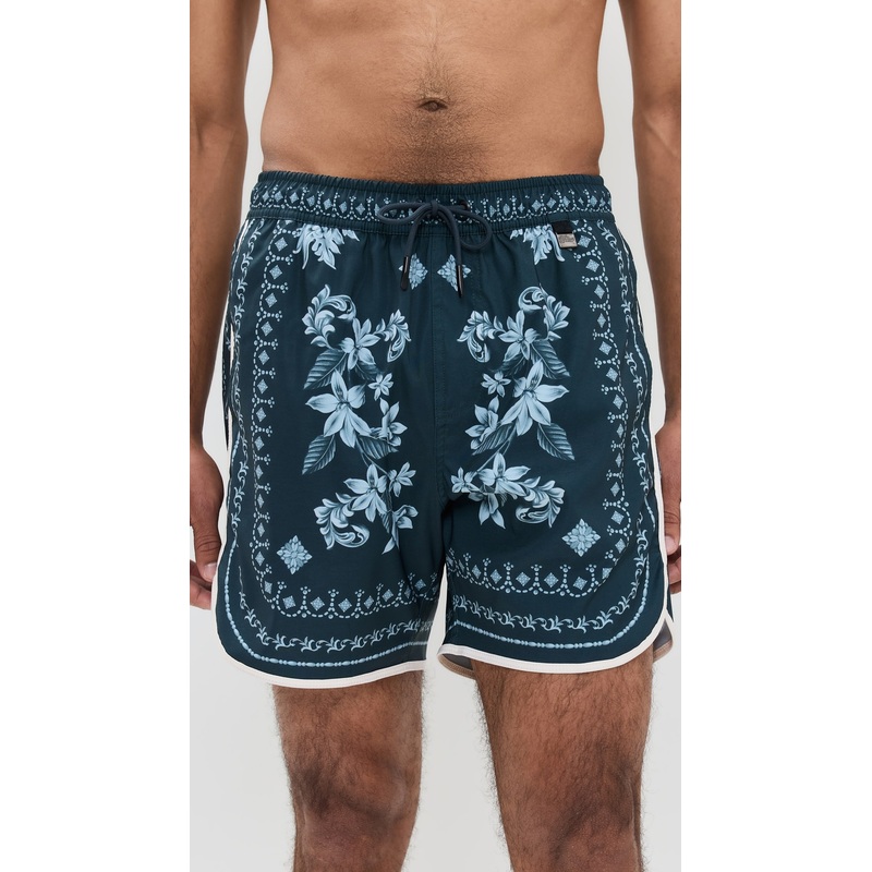 Agua Bendita Liam Blush Swim Trunks 6″