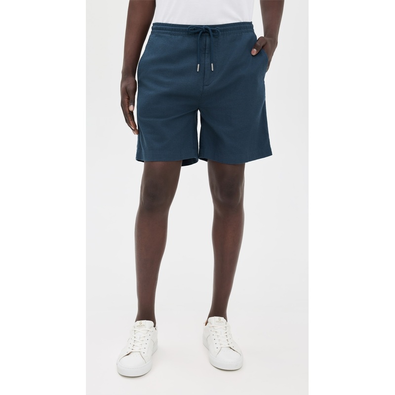 Far Afield Herringbone Twill Shorts 6.75″