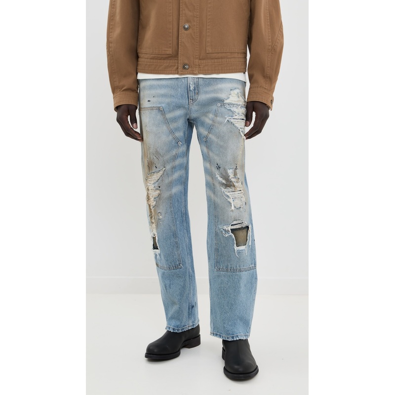MM6 Maison Margiela Distressed Relaxed Denim
