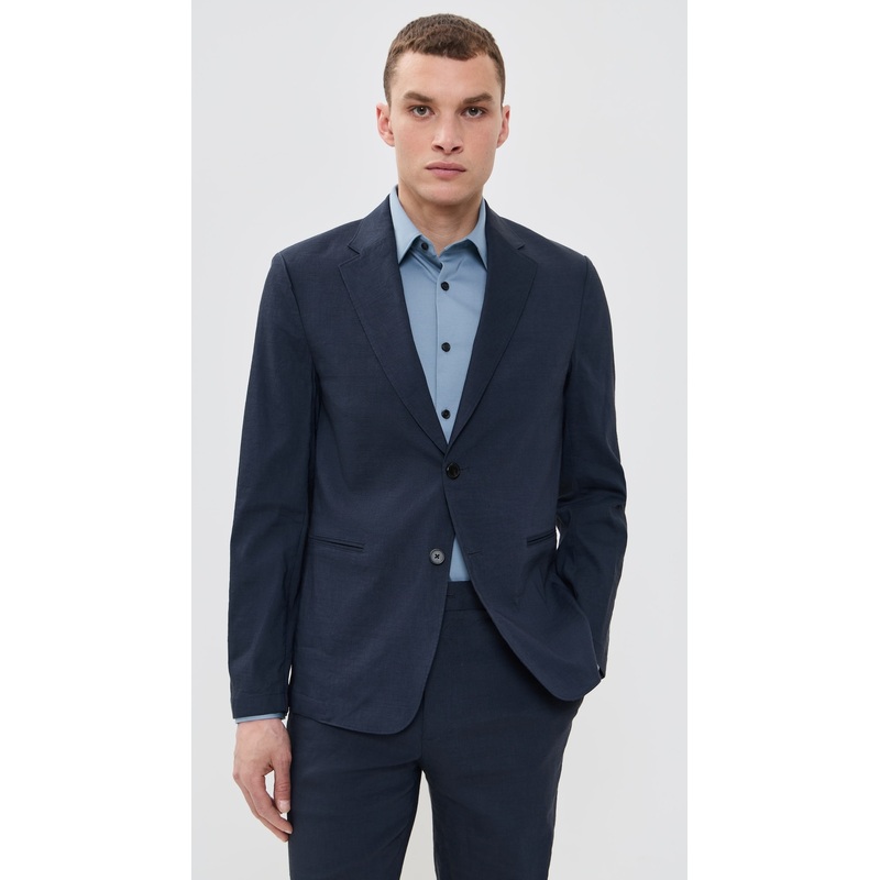 Theory Good Crunch Linen Clinton Blazer