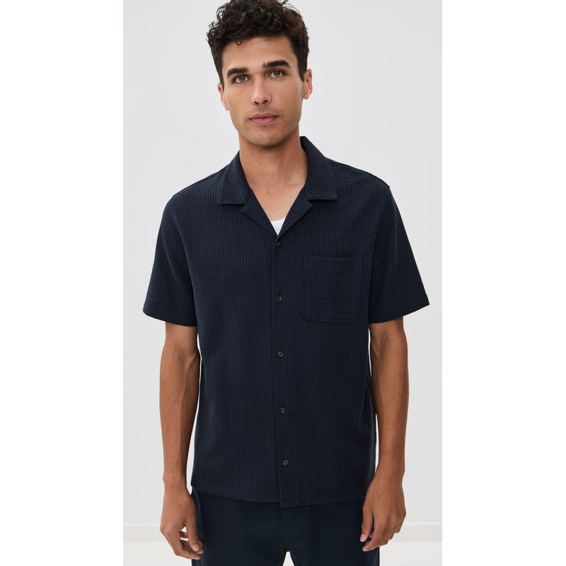 Vince Seersucker Cabana Shirt