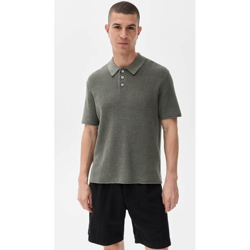 Alex Mill Jayce Polo In Cotton Linen