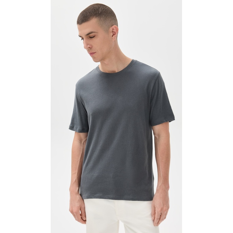 Vince Loose Knit Short Sleeve Crew Tee