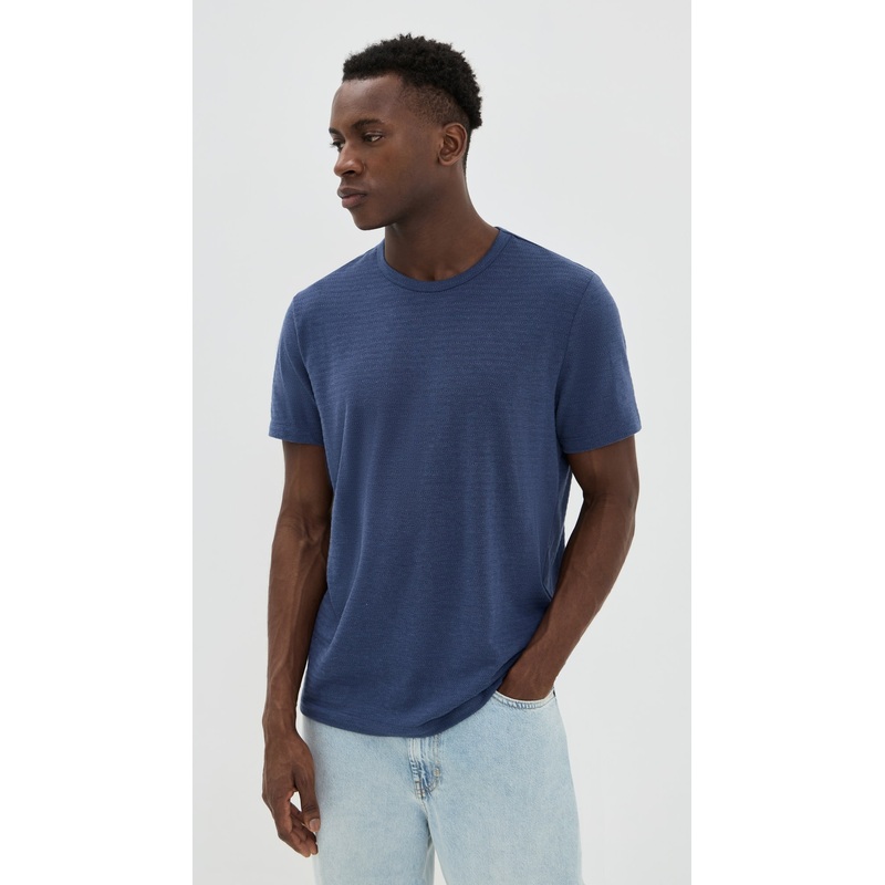 Marine Layer Signature Jacquard Crew Tee