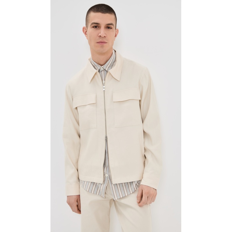 NN07 Alban Linen Zip Jacket