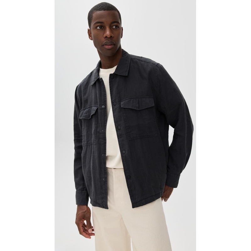 rag & bone Angus Linen Shirt Jacket